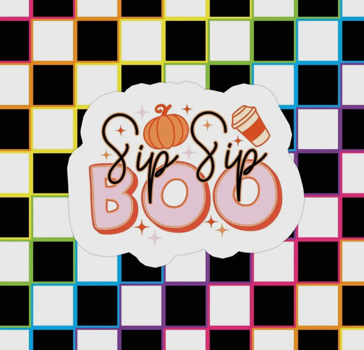 Sip Sip Boo Sticker