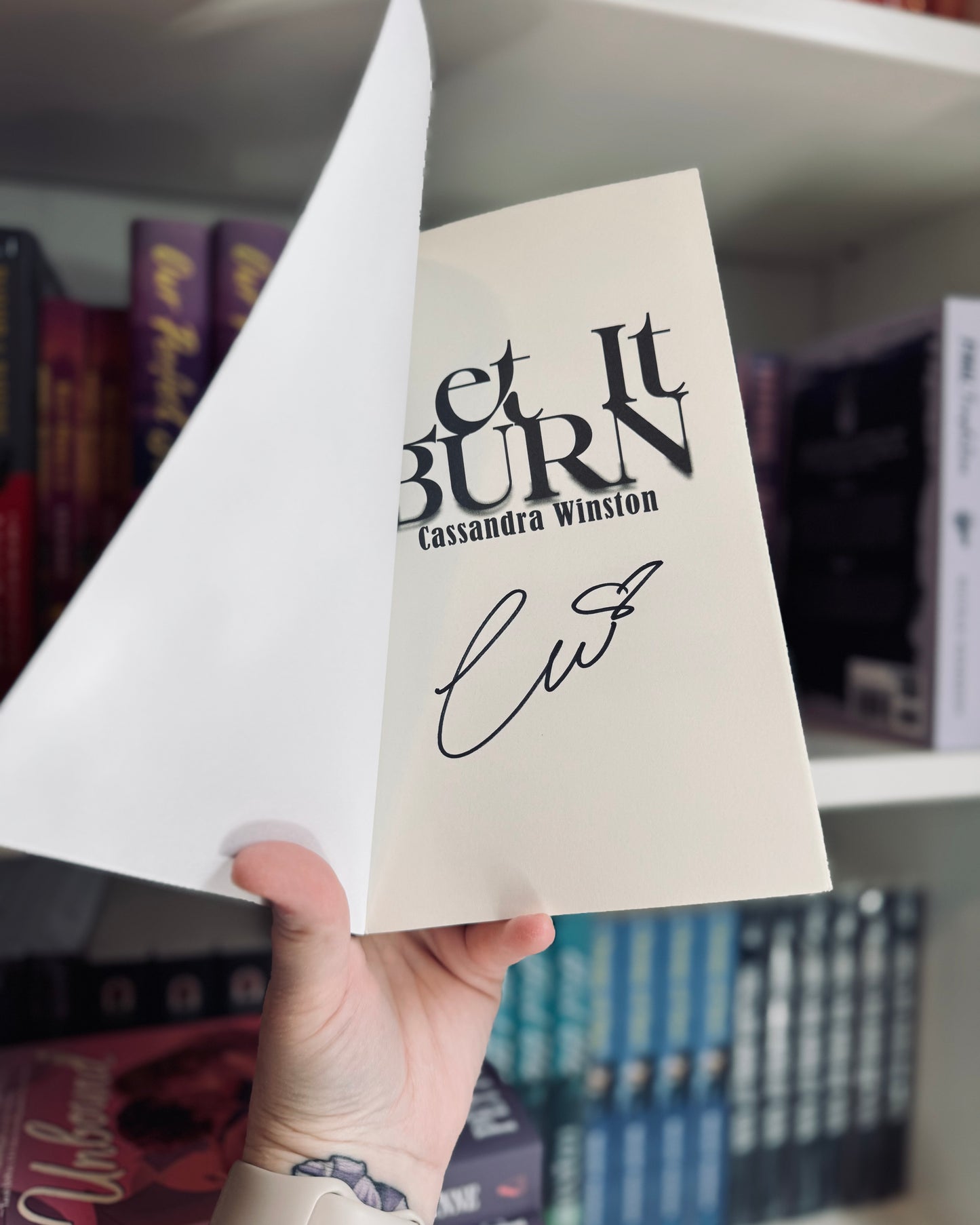 Let It Burn (SIGNED) | Cassandra Winston