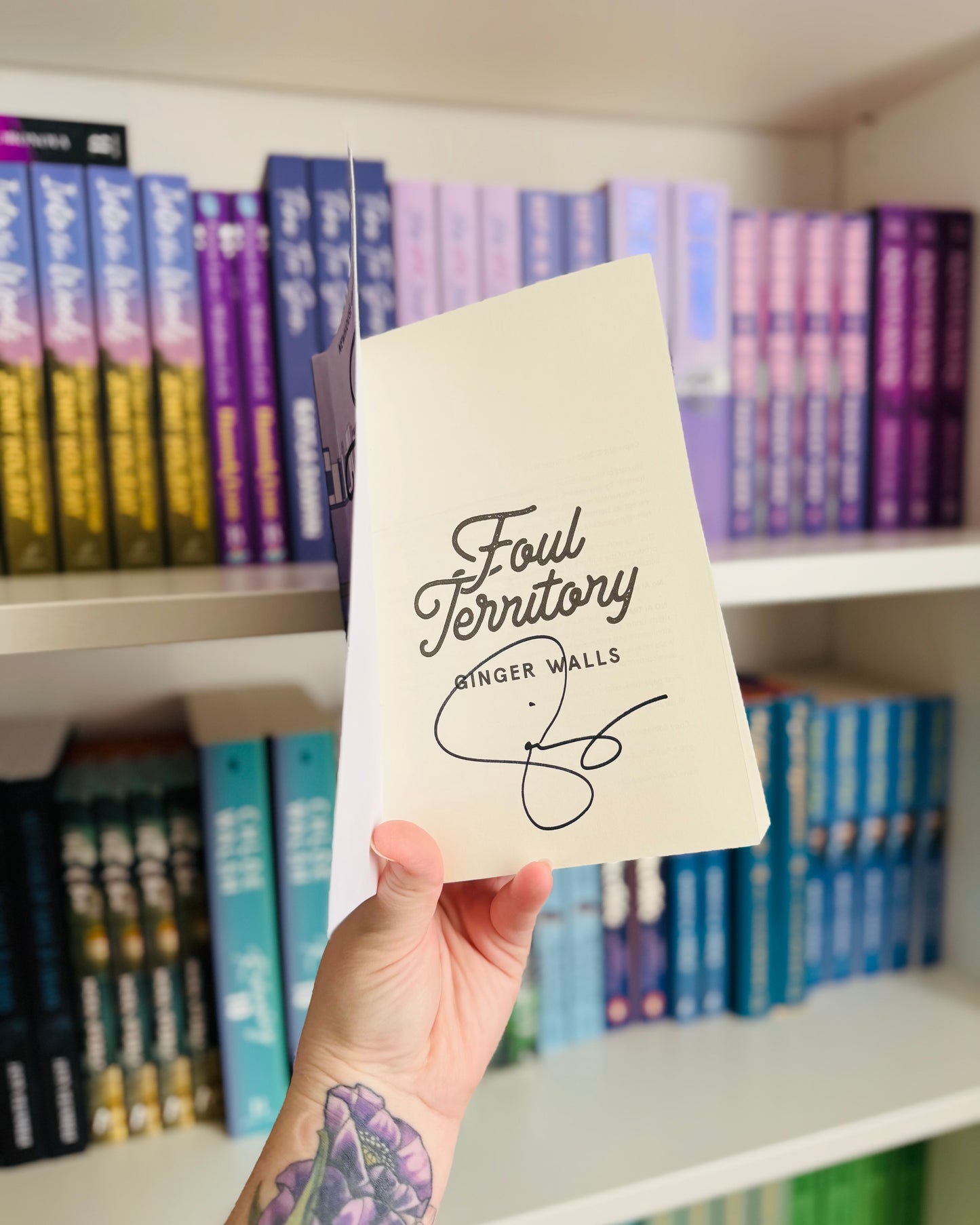 Foul Territory (SIGNED) | Ginger Walls