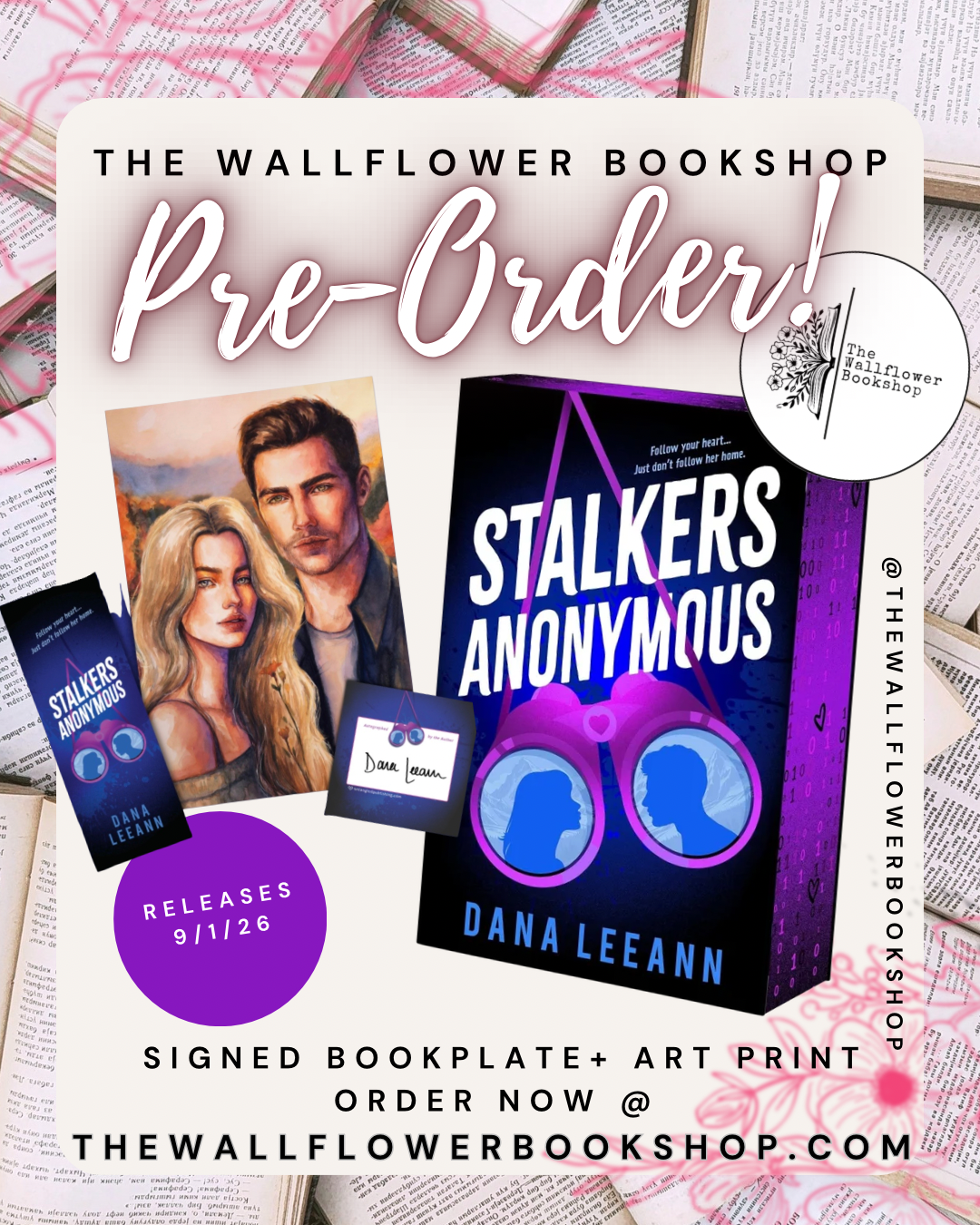 Stalkers Anonymous (SIGNED BOOKPLATE) (PRE•ORDER) | Dana Leeann 