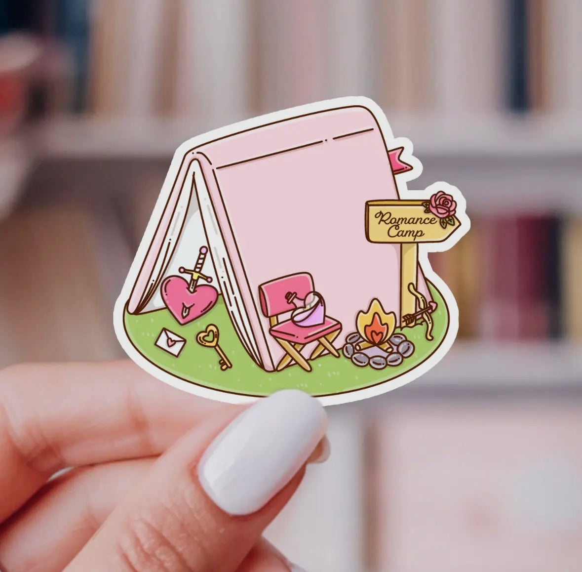 Romance Camp Sticker