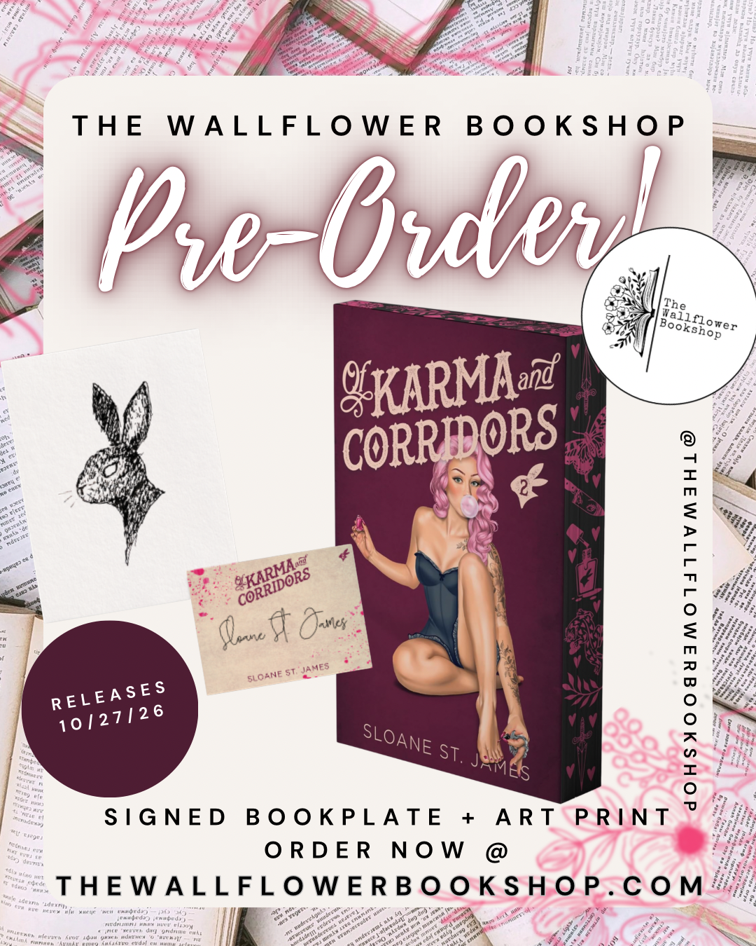 Of Karma and Corridors (SIGNED BOOKPLATE) (PRE•ORDER) | Sloane St James
