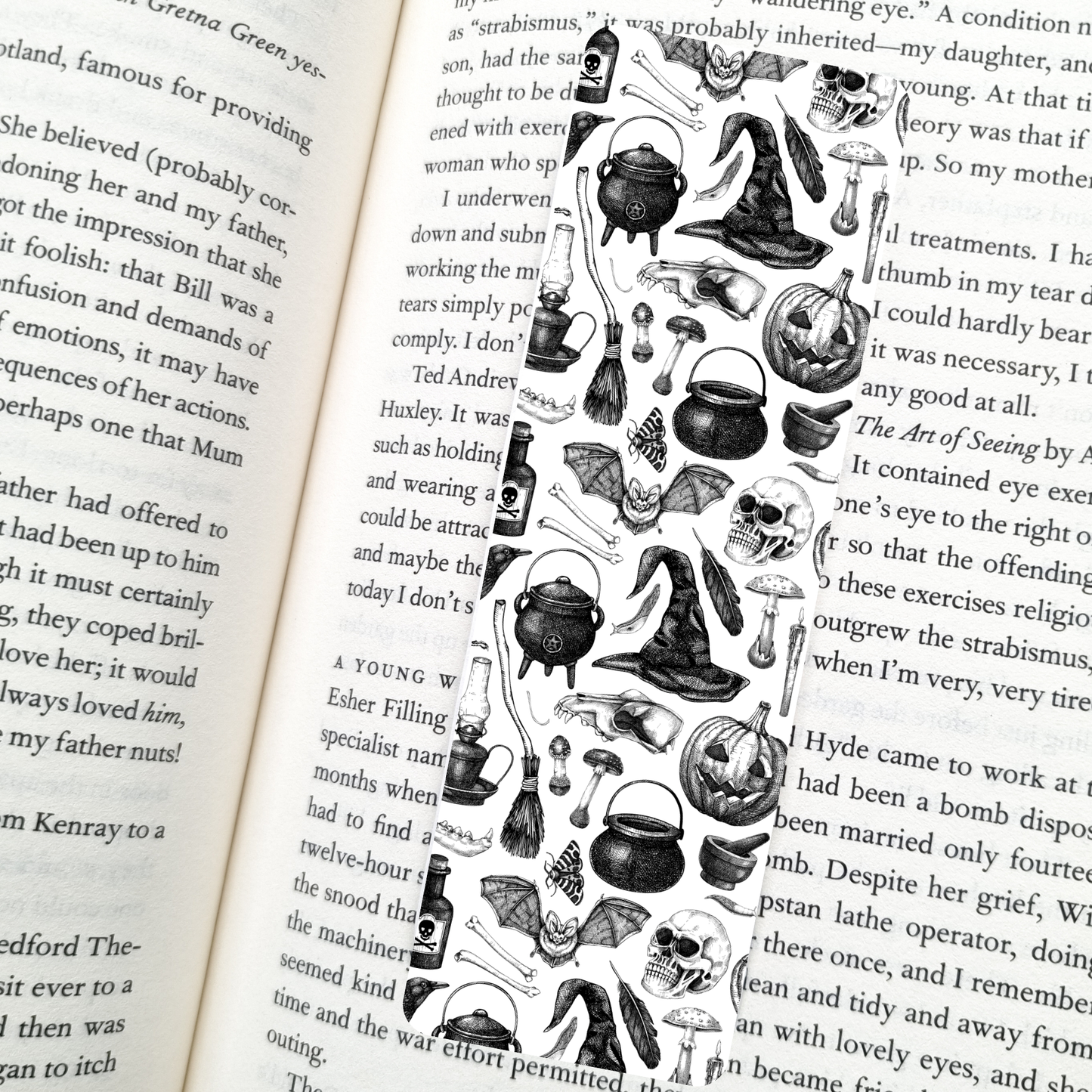 Halloween Apothecary | Soft Matte Laminated Bookmark