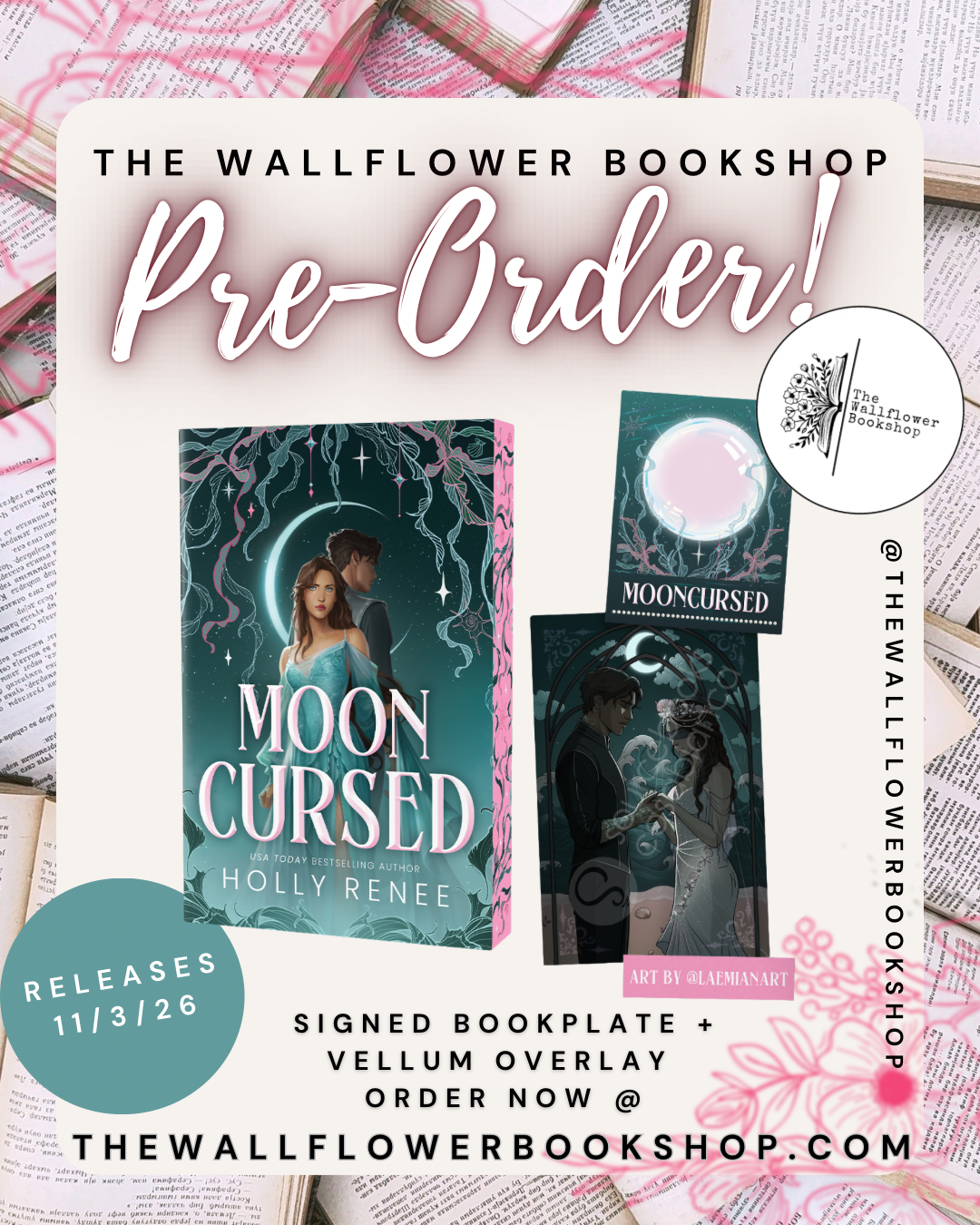 Moon Cursed (SIGNED BOOKPLATE) (PRE•ORDER) | Holly Renee