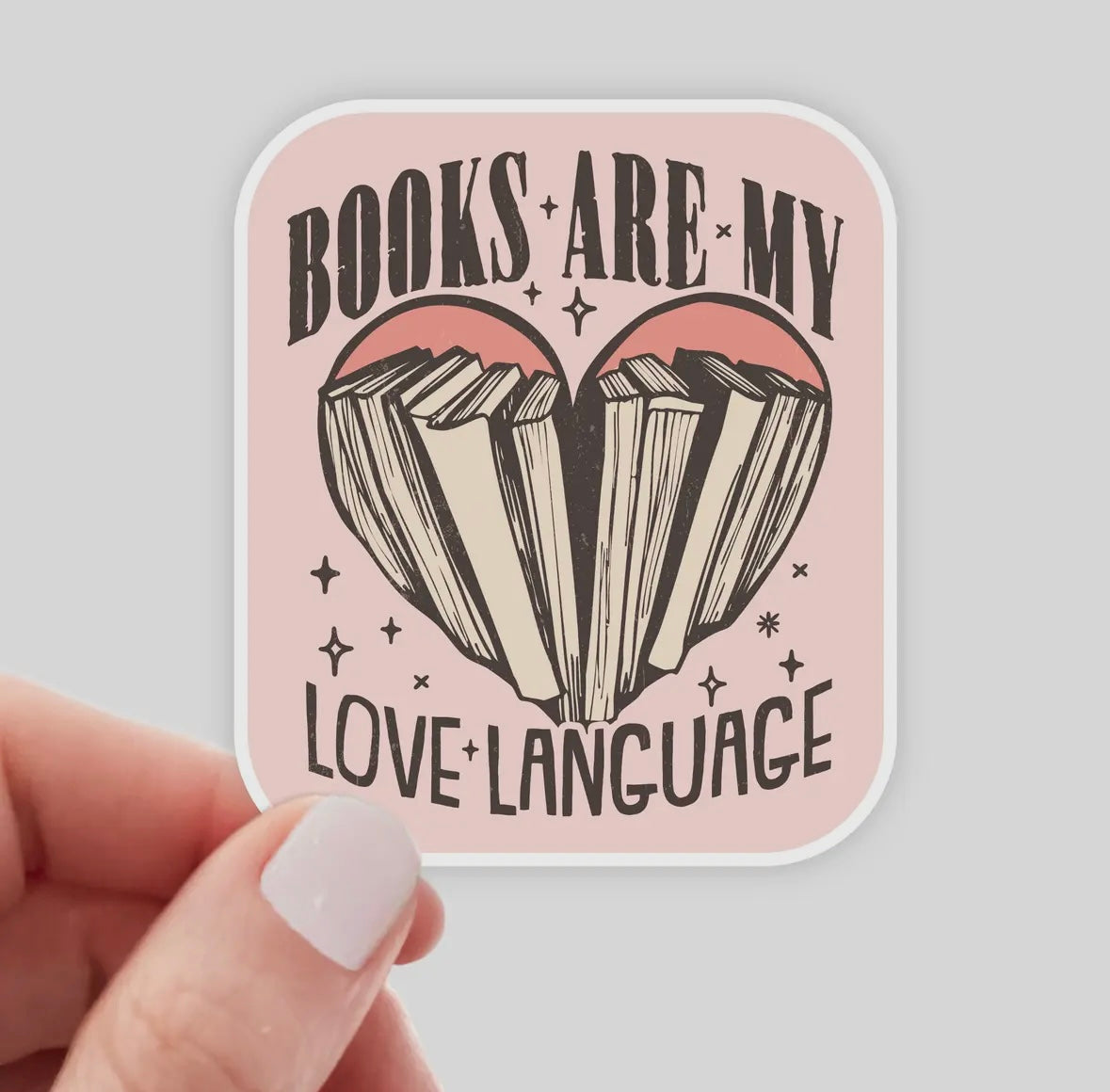 Books Love Language Sticker