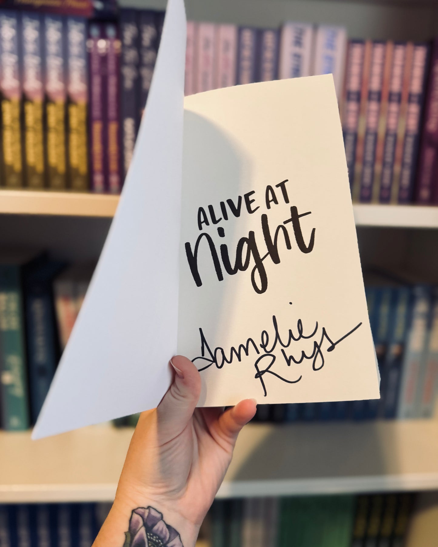 Alive at Night (SIGNED) | Amelie Rhys