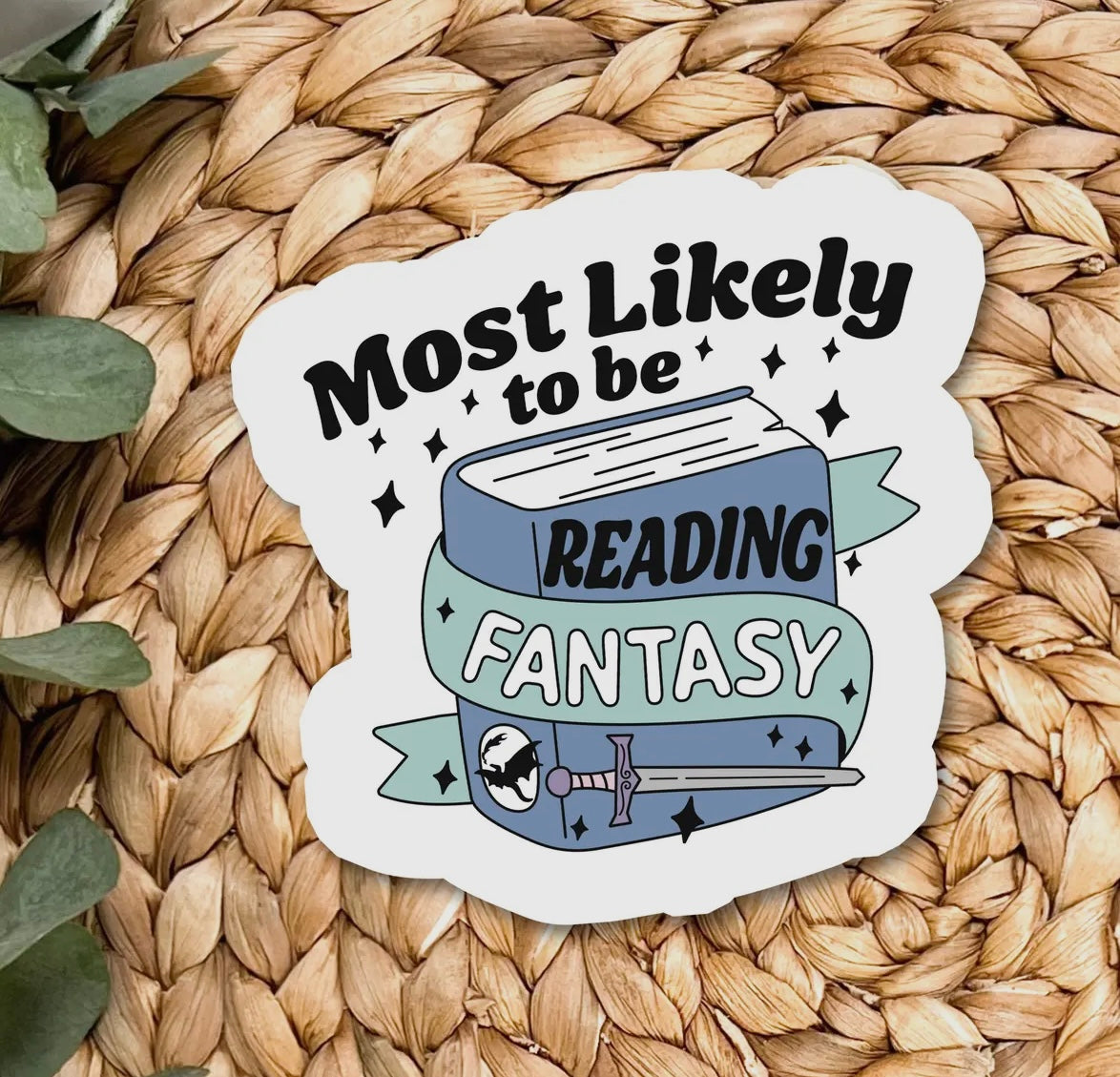 Reading Fantasy Sticker
