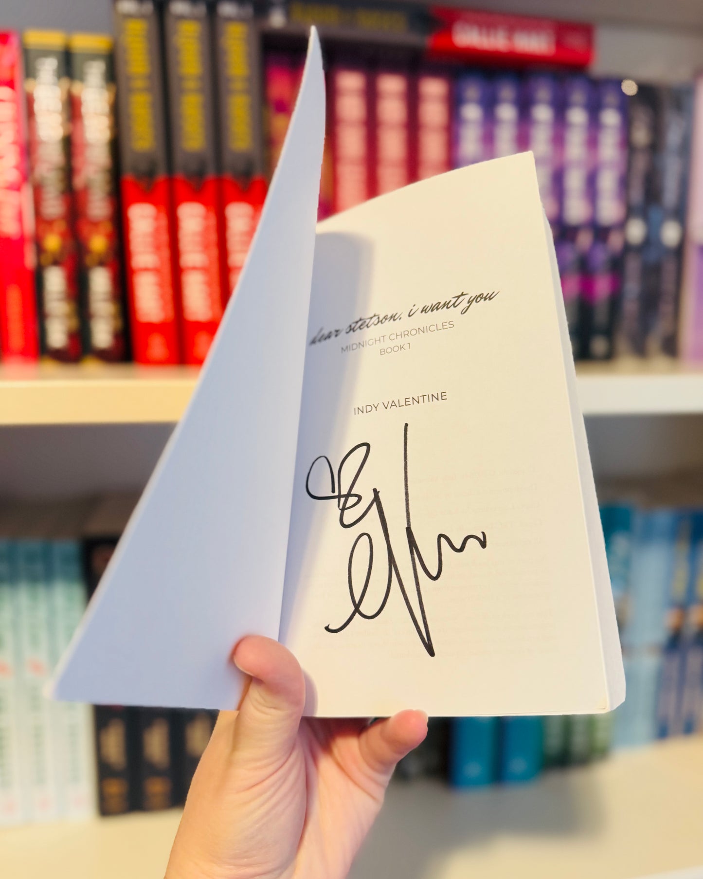 Dear Stetson, I Want You (SIGNED)| Indy Valentine