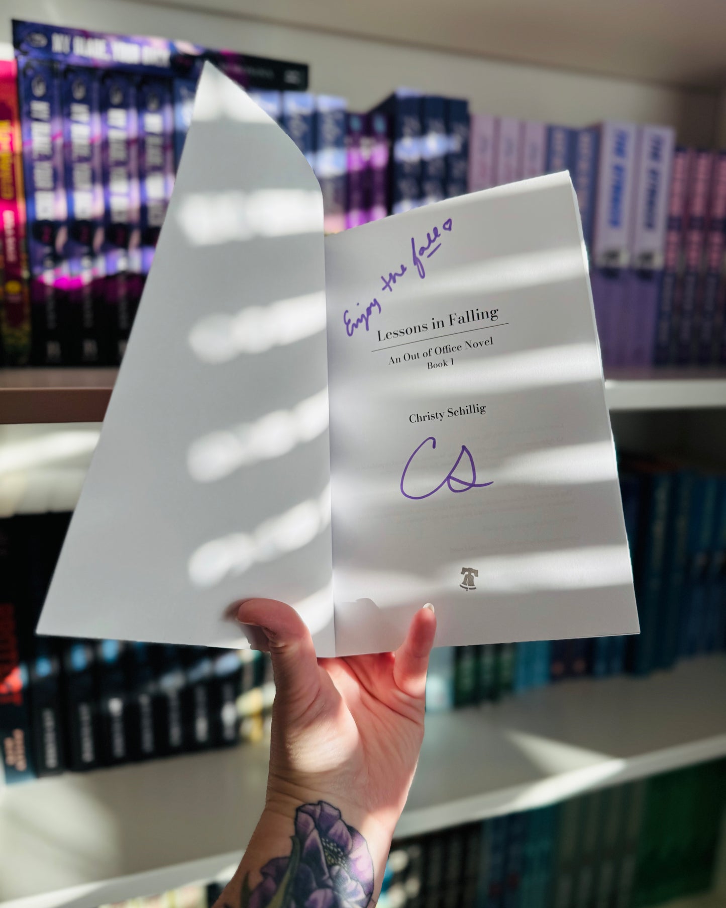 Lessons in Falling (SIGNED) | Christy Schillig