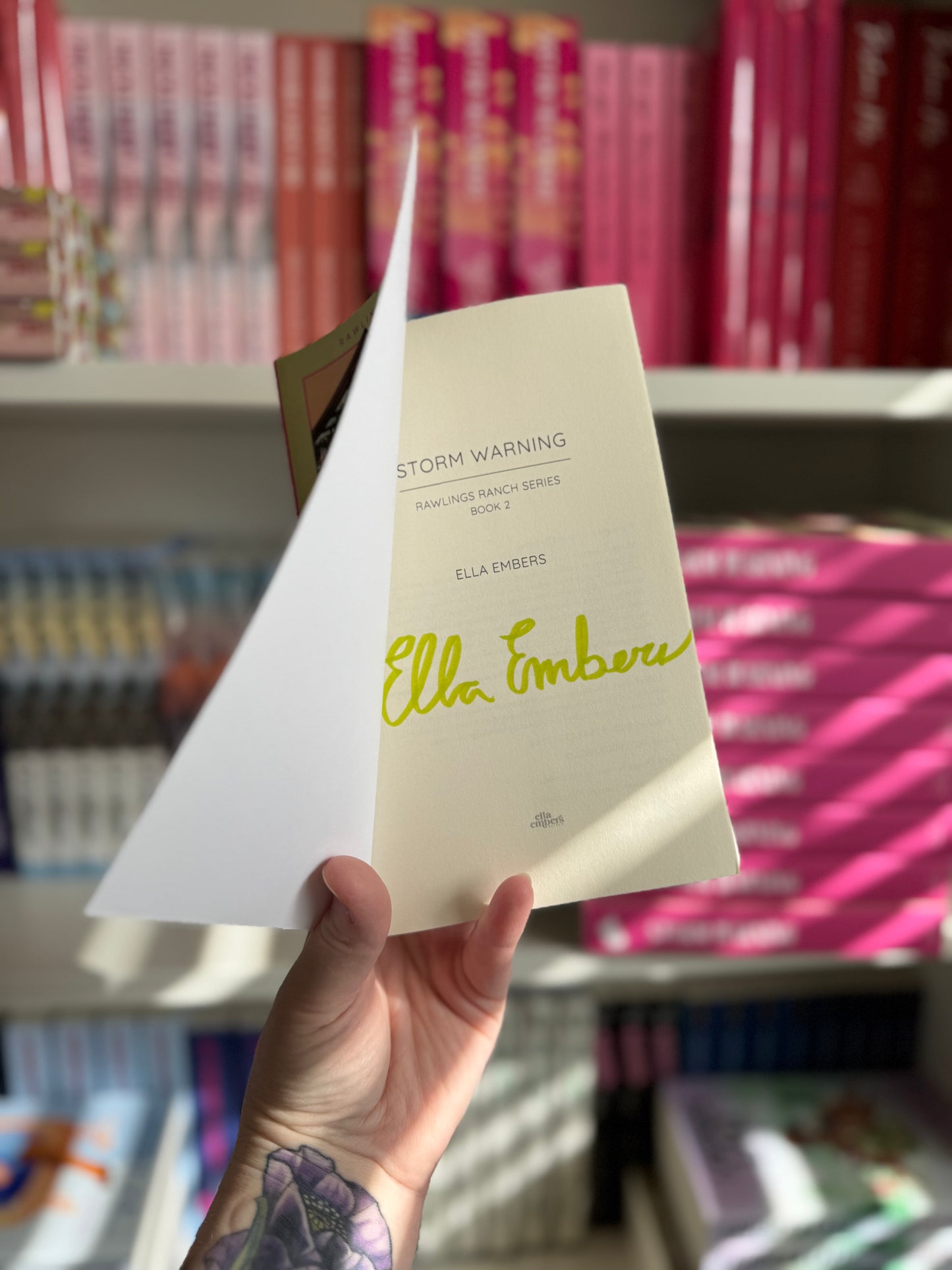 Storm Warning (SIGNED) | Ella Embers