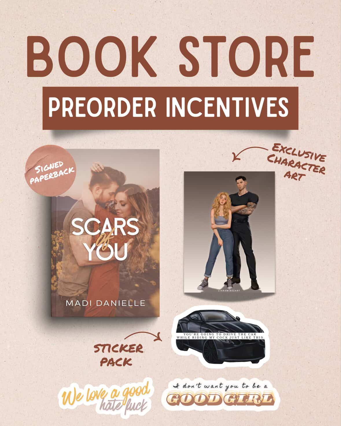 Scars of You (SIGNED) (PRE•ORDER) | Madi Danielle
