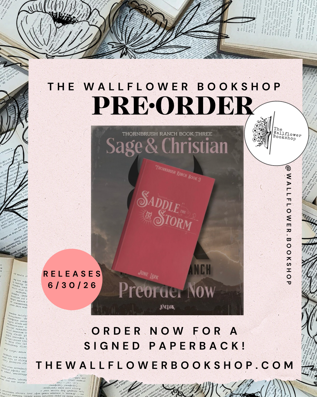 Saddle The Storm (SIGNED) (PRE•ORDER) | June Lark