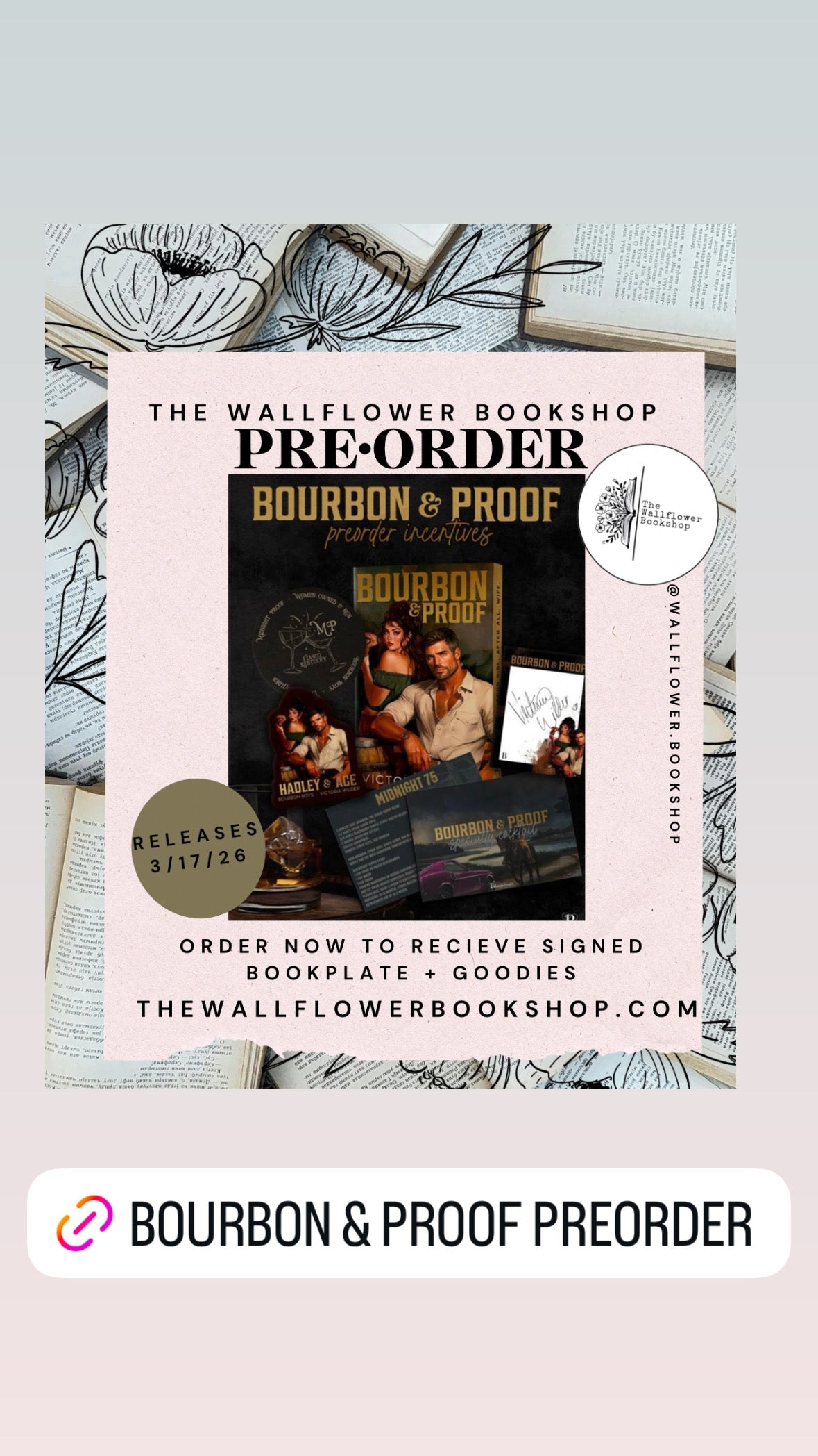 Bourbon & Proof (SIGNED BOOKPLATE) ( Pre•Order) Victoria Wilder