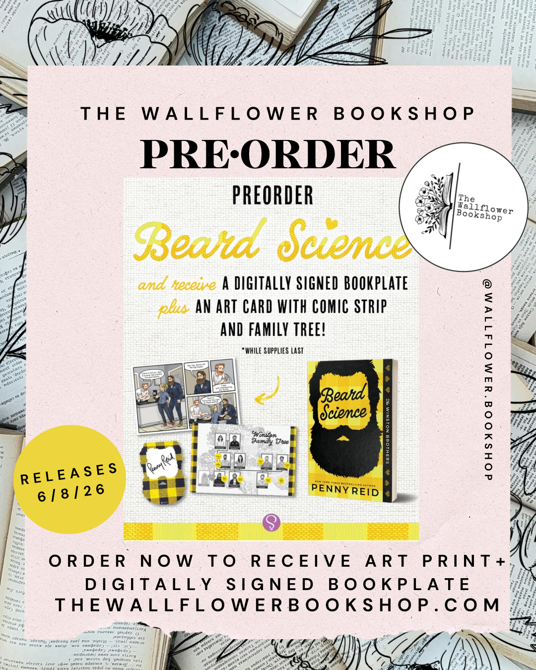 Beard Science (PRE•ORDER) (SIGNED BOOKPLATE) | Penny Reid