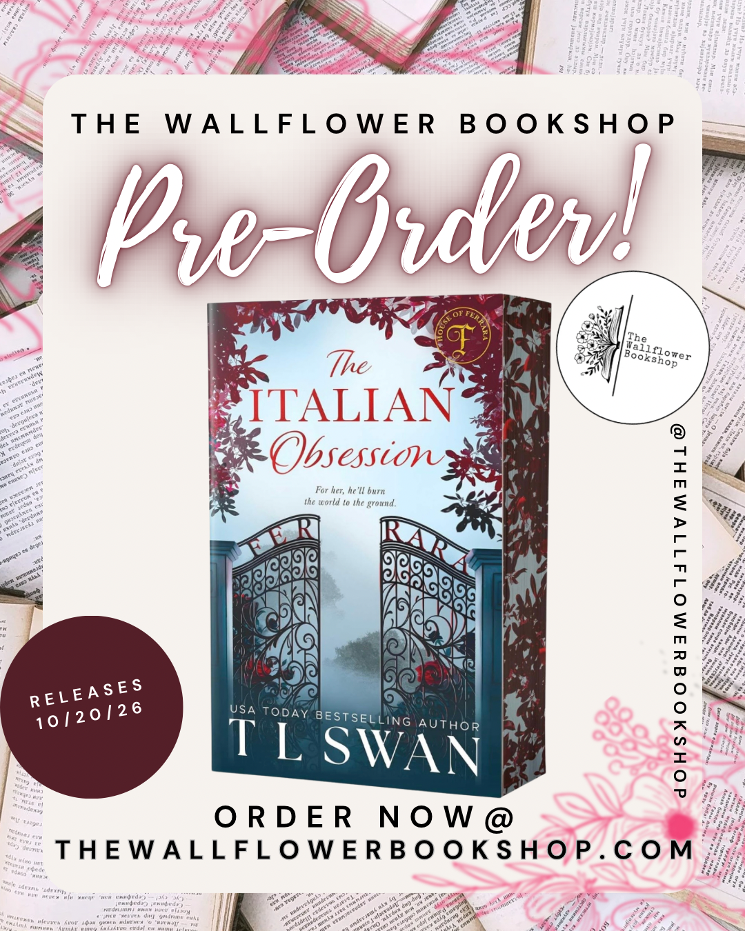 The Italian Obession (PRE•ORDER) | TL Swan