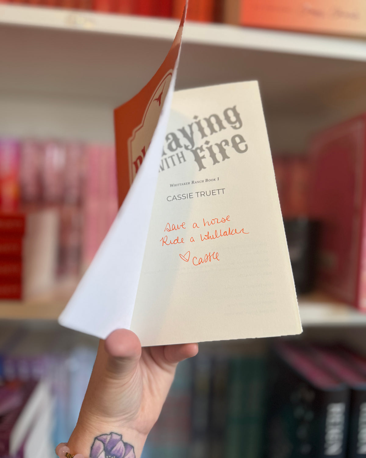 Playing With Fire (SIGNED) | Cassie Truett