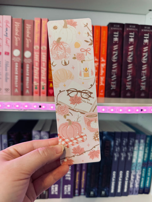 Fall Romance Bookmark