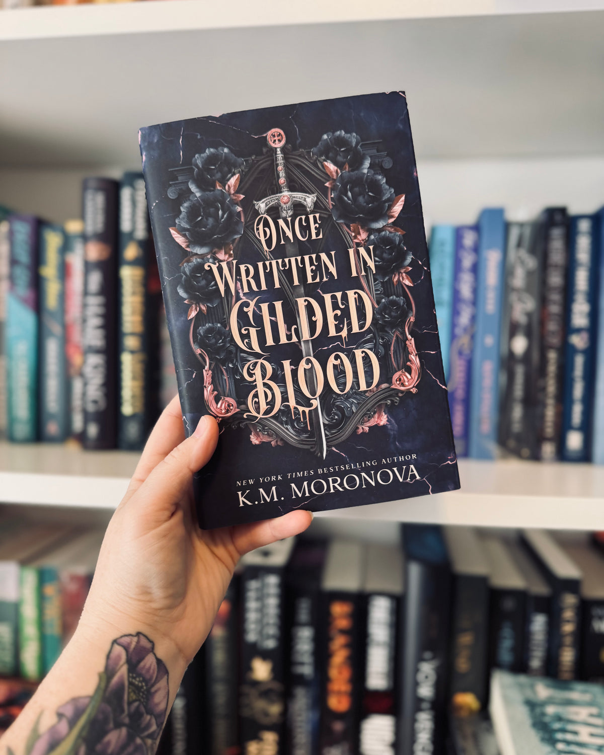 Once Written in Gilded Blood (SIGNED BOOKPLATE) | KM Moronova