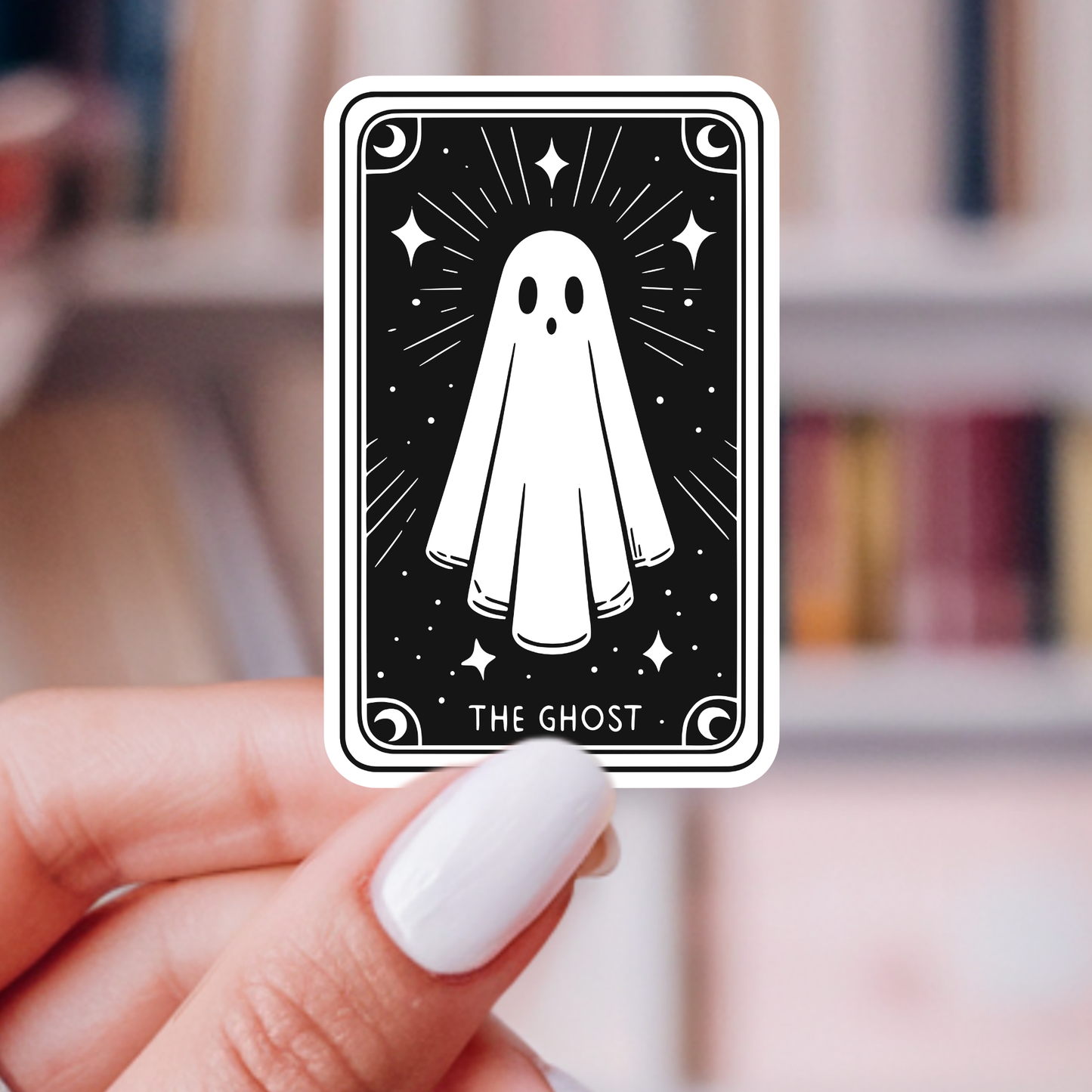 The Ghost Tarot Sticker– Midnight Reader