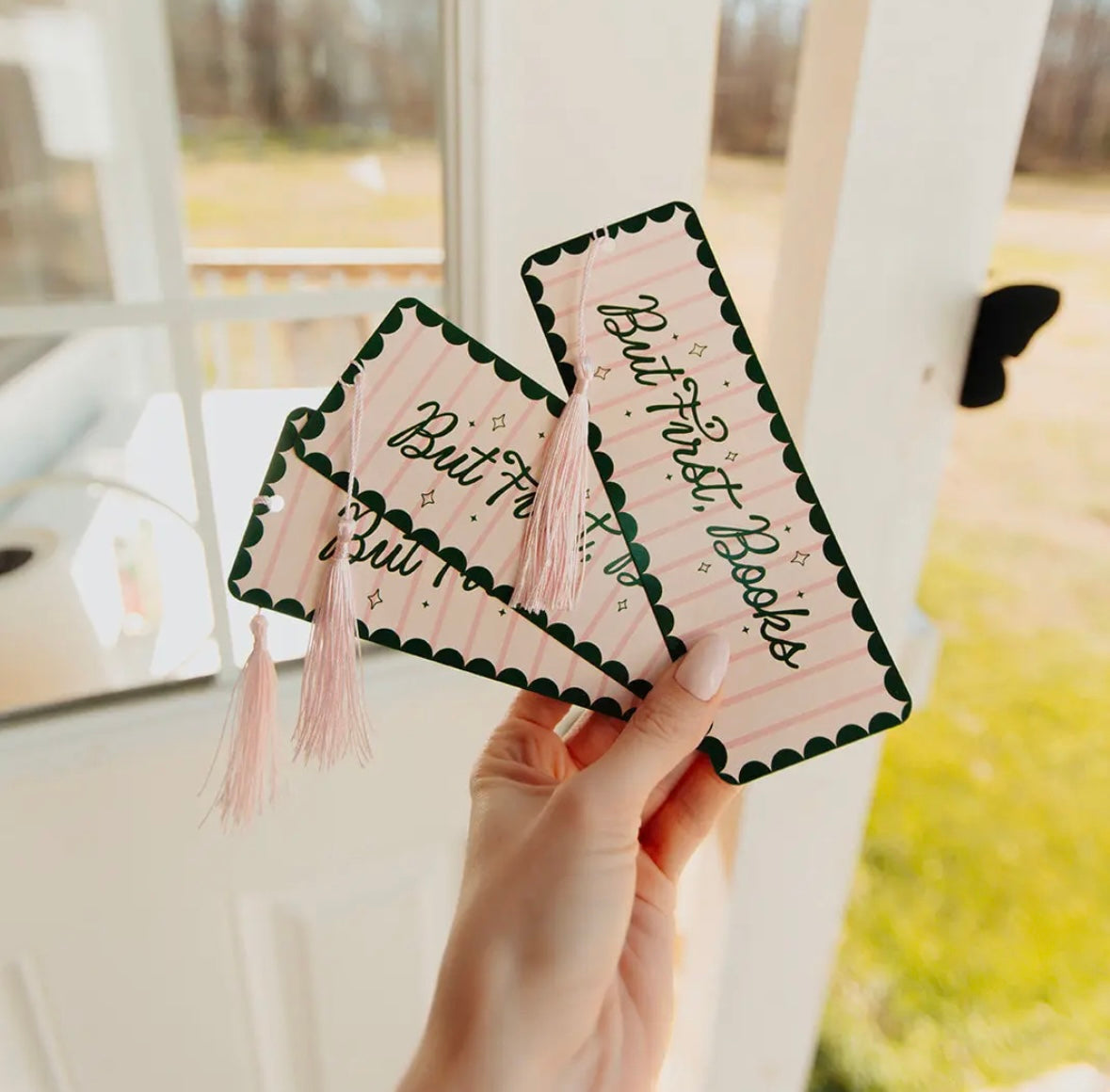 But First, Books Bookmark