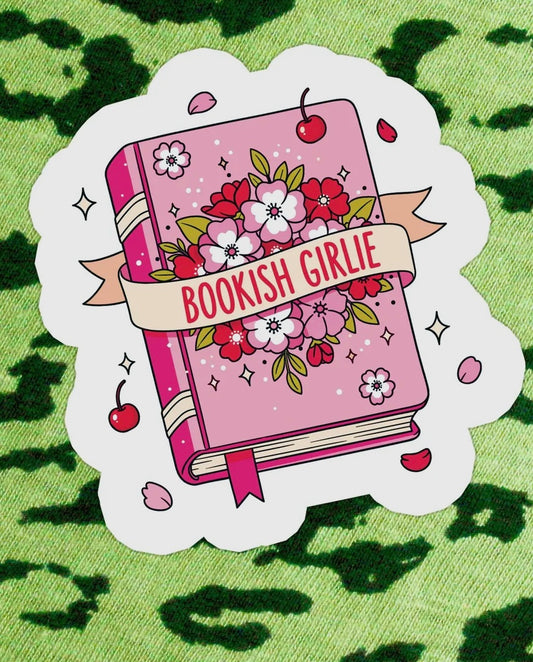 Bookish Girlie Sticker