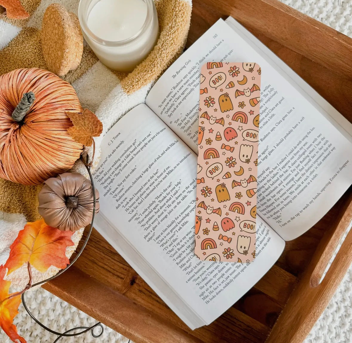 Autumn Ghosties Bookmark