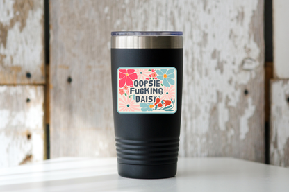 Oopsie Fucking Daisy Sticker - funny, cute, flowers, floral