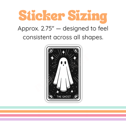 The Ghost Tarot Sticker– Midnight Reader