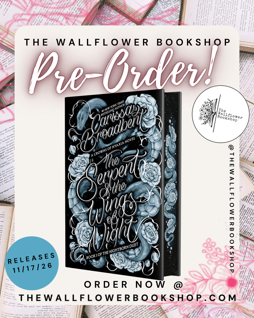 The Serpent And The Wings Of Night (PRE•ORDER) | Carissa Broadbent