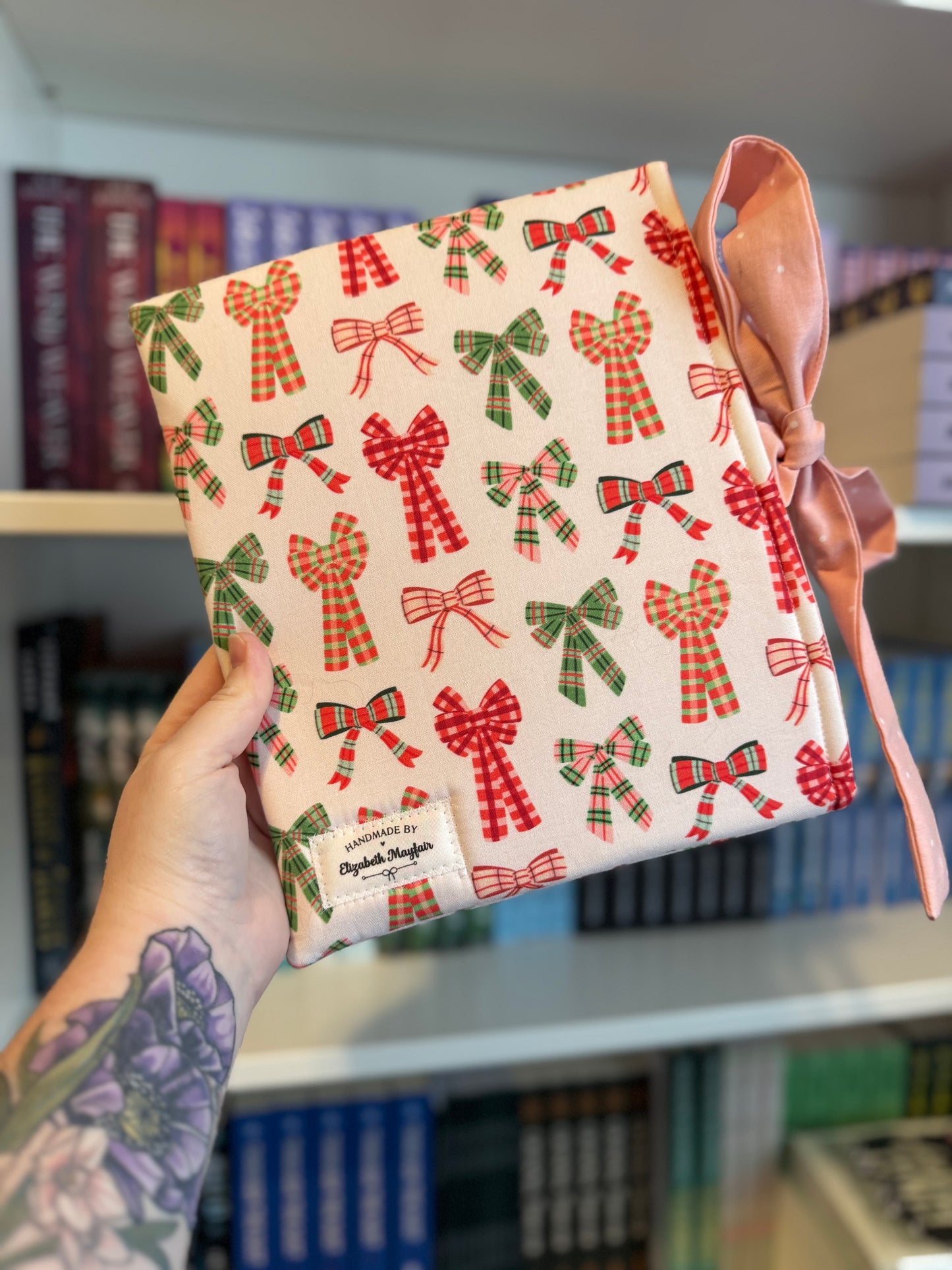 Holiday Bow Booksleeve
