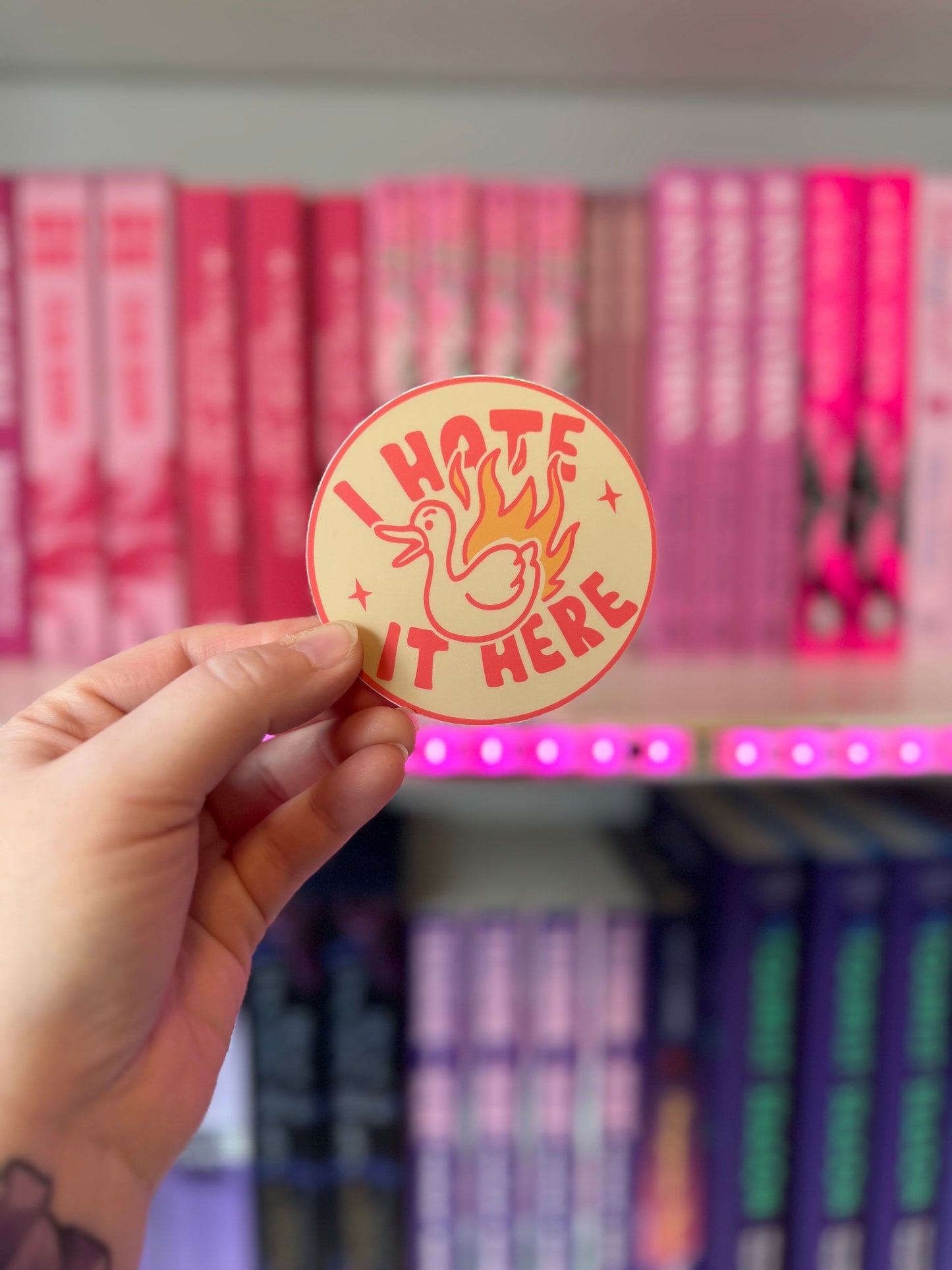 I Hate It Here Sticker