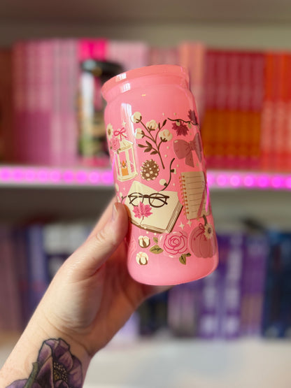 Pink Fall Romance Cup