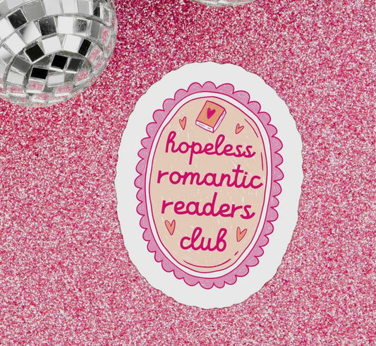 Romantic Readers Club Sticker