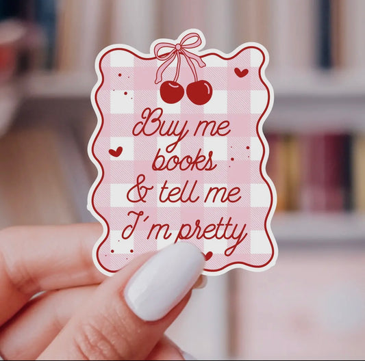 Buy Me Books Sticker