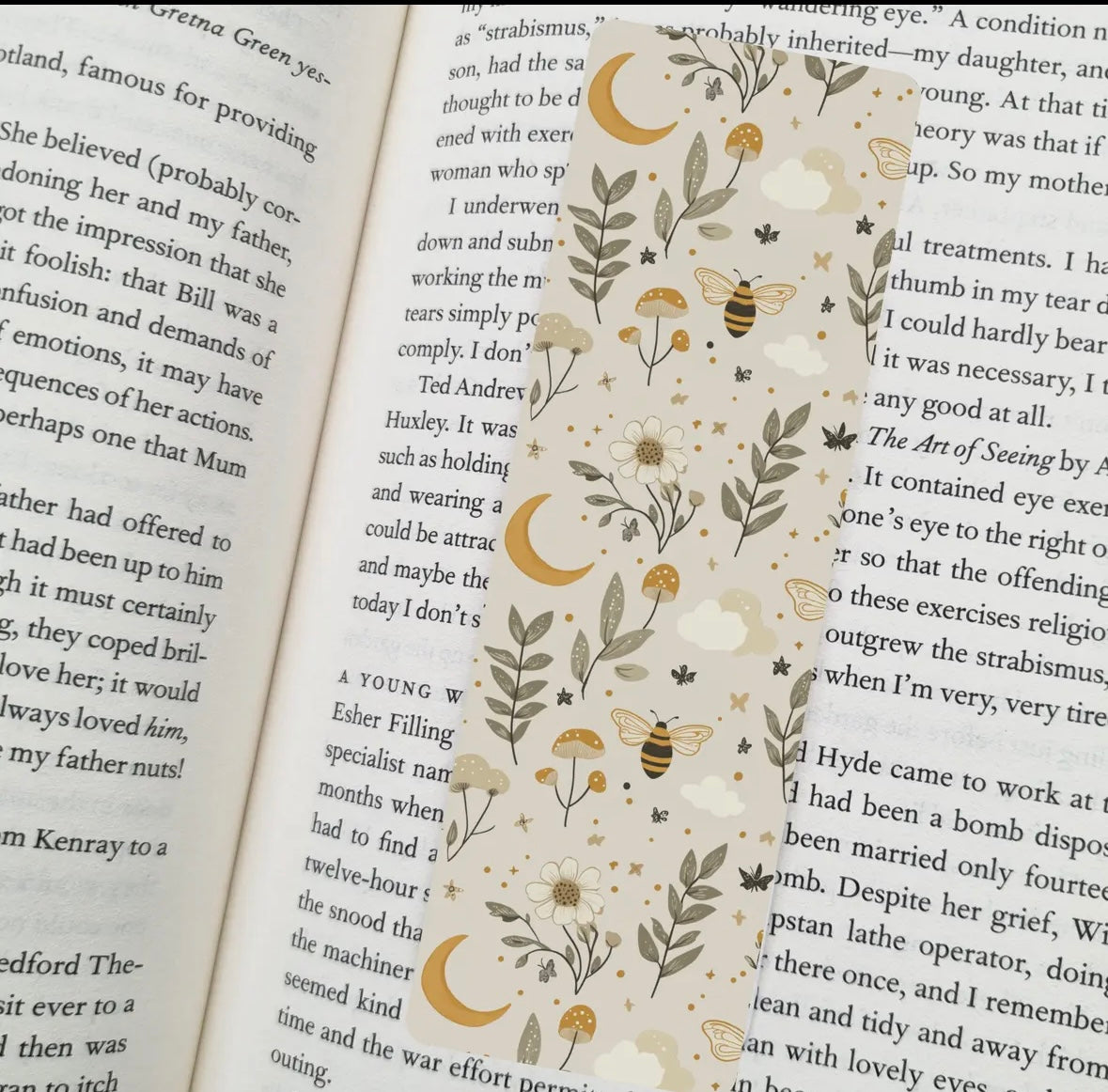 Forest Bees Bookmark