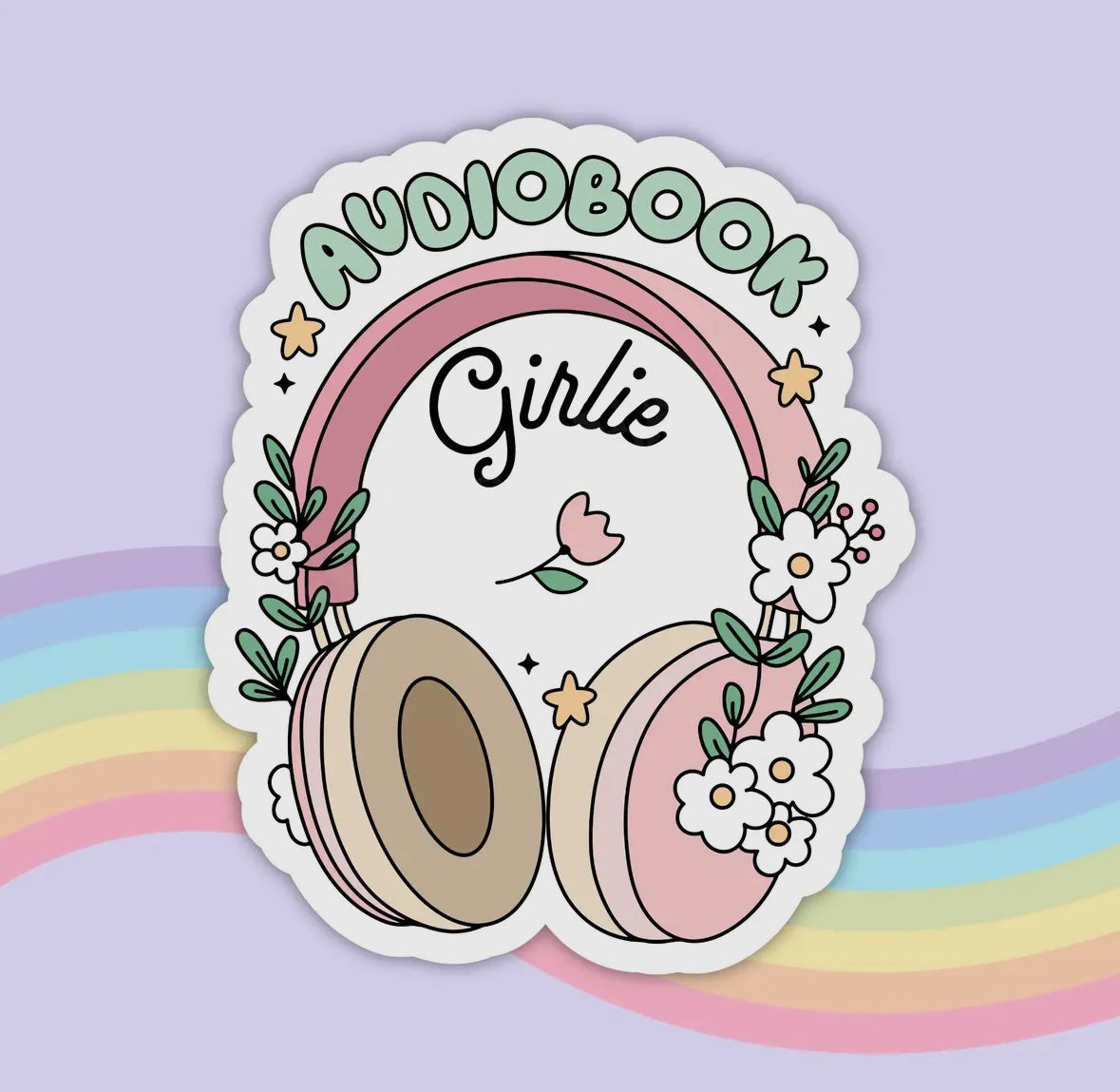Audiobook Girlie Sticker