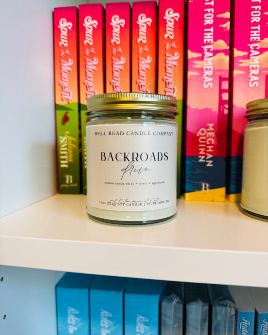 Backroads Drive | Well Read Candle Company