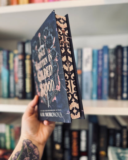 Once Written in Gilded Blood (SIGNED BOOKPLATE) | KM Moronova