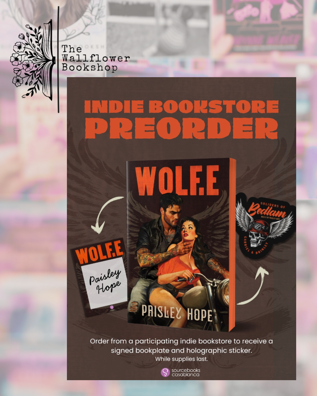 Wolf.e (Signed Bookplate)| Paisley Hope