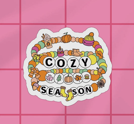 Cozy Friendship Bracelet Sticker