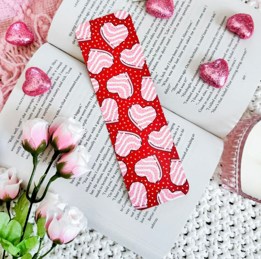 Valentines Cake Bookmark
