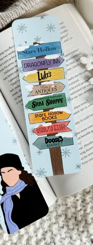Small Town Winter Bookmark