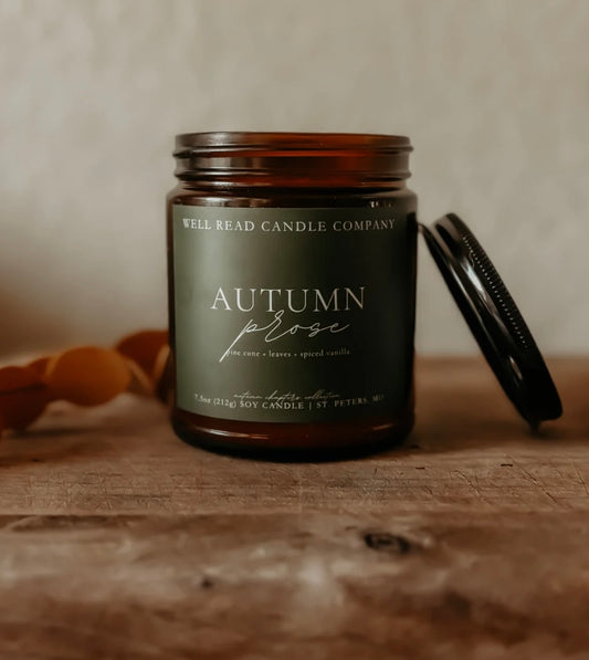 Well Read Candle Company- Autumn Prose Candle