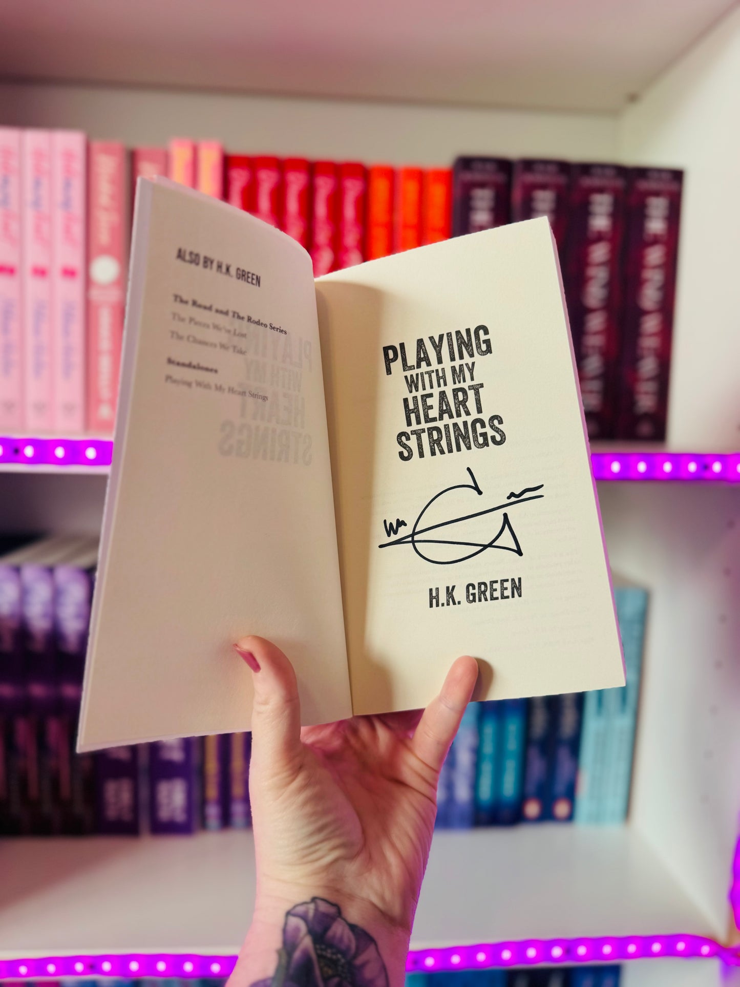 Playing With My Heart Strings(Signed) | HK Green
