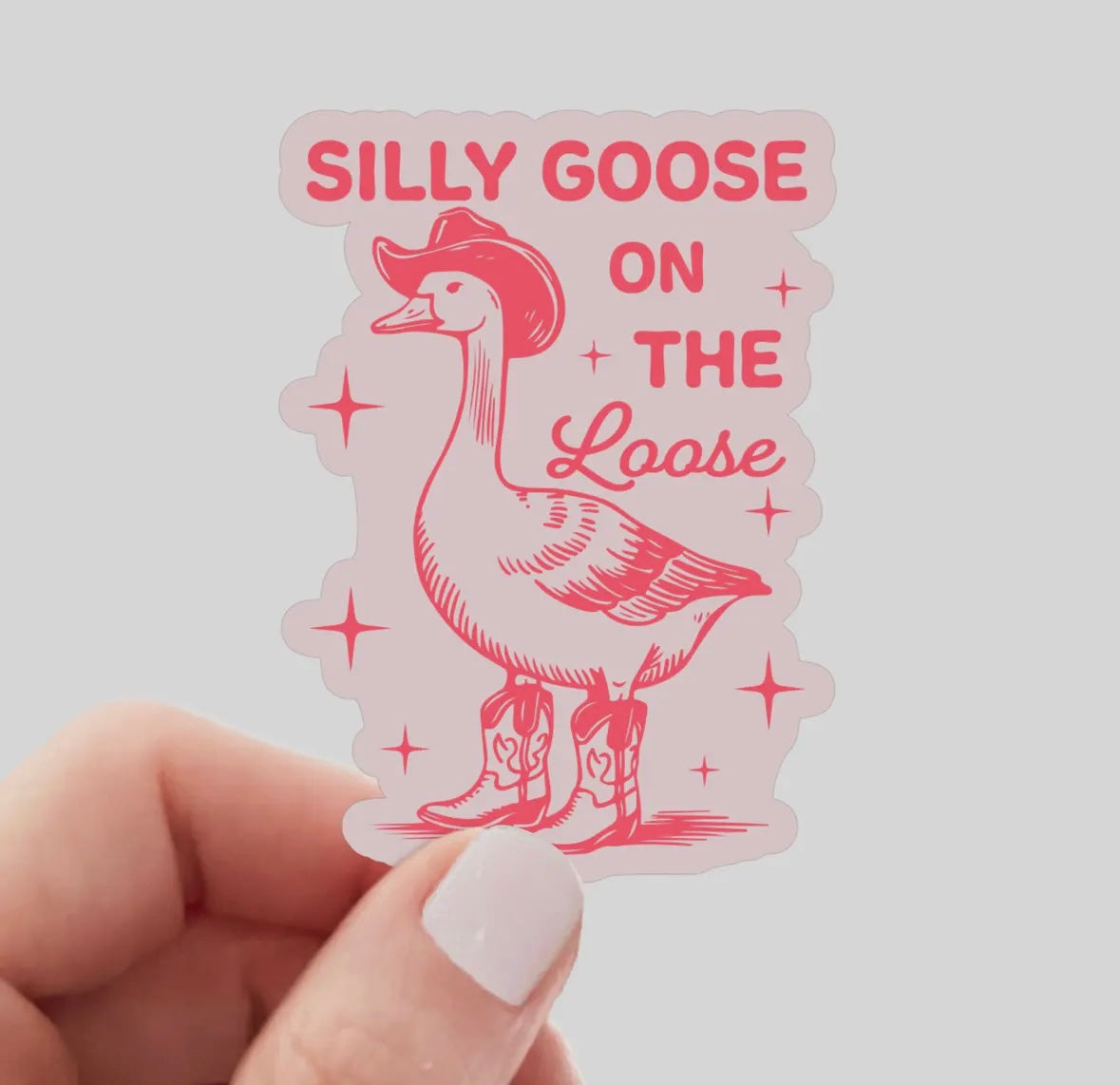 Silly Goose On The Loose Sticker