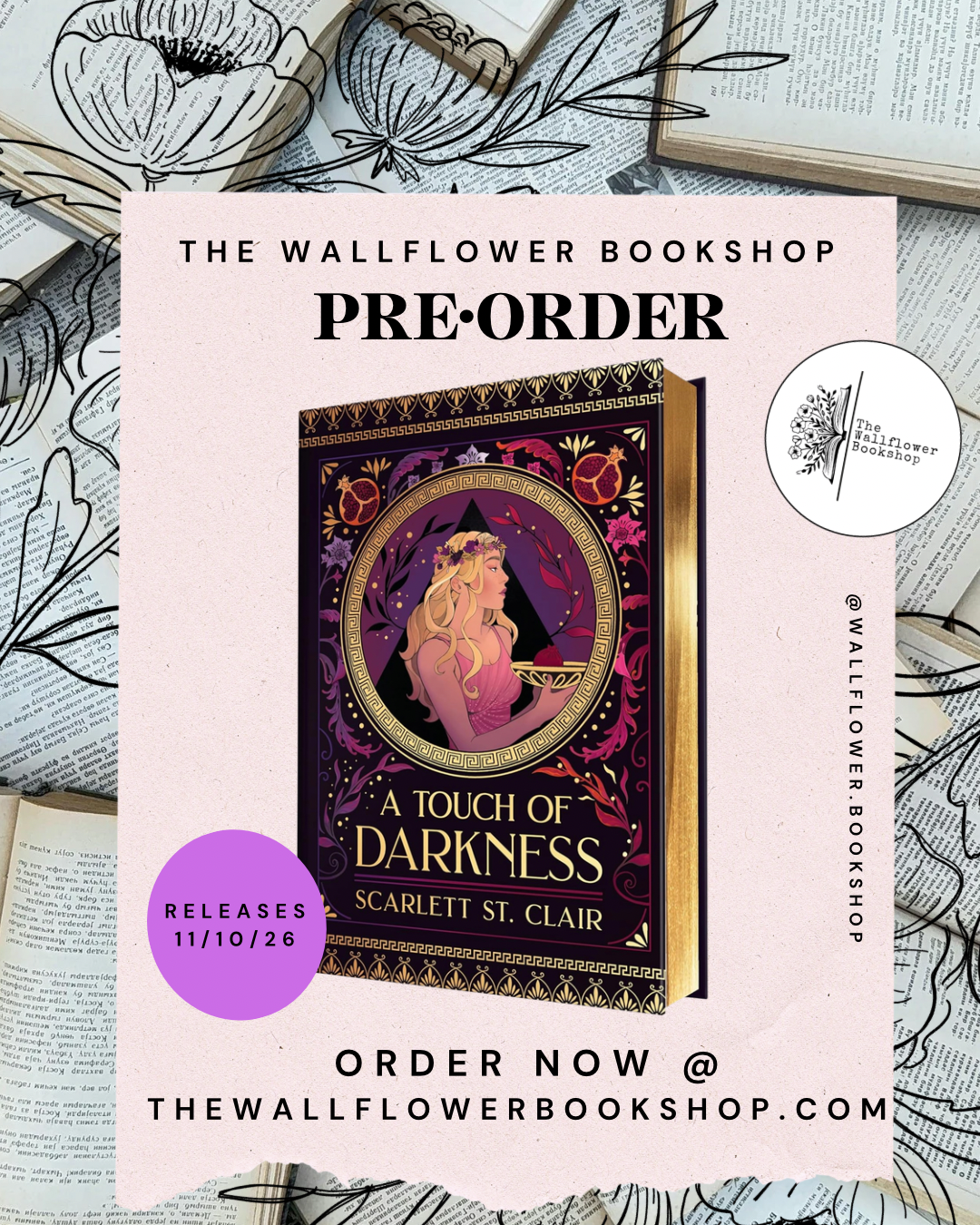 A Touch of Darkness (PRE•ORDER)| Scarlet St Clair