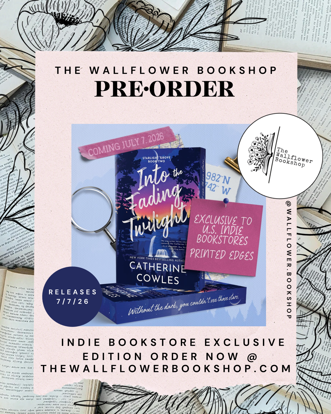 Into The Fading Twilight (INDIE STORE EXCLUSIVE) (PRE•ORDER) | Catherine Cowles