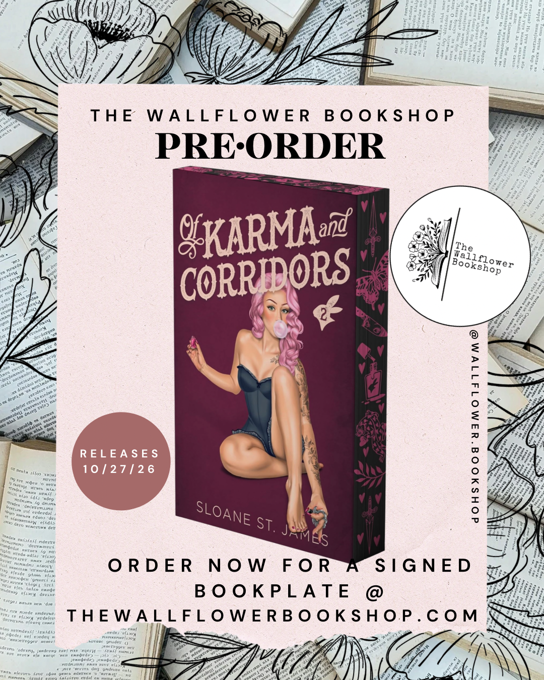 Of Karma and Corridors (SIGNED BOOKPLATE) (PRE•ORDER) | Sloane St James