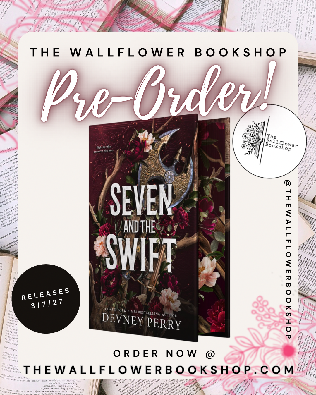 Seven and The Swift (SIGNED BOOKPLATE) (PRE•ORDER) | Devney Perry
