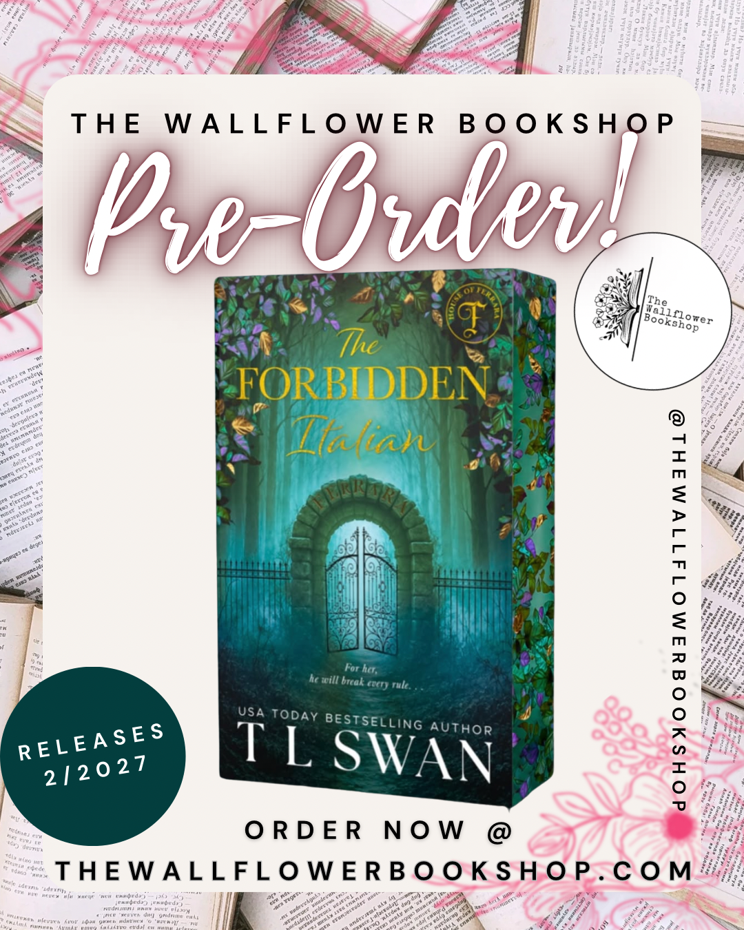 The Forbidden Italian (PRE•ORDER) | TL Swan